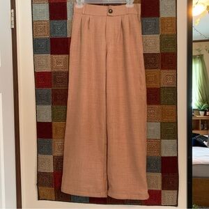 Wide-Leg burnt orange Pants